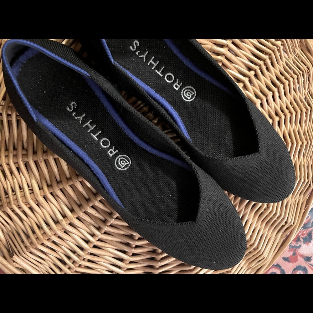 Rothys - The Flat - Black Solid